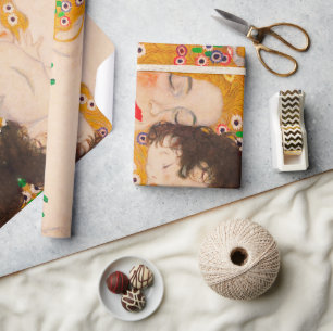 Papier Cadeau Gustav Klimt - Mère et Enfant