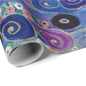 Papier Cadeau Gustav Klimt Peindre La Vierge (Coin rond)