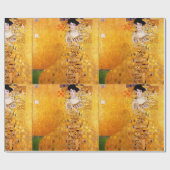 Papier Cadeau Gustav Klimt Portrait d'Adele Bloch-Bauer I (Plat)