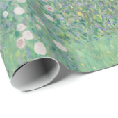 Papier Cadeau Gustav Klimt Rosebushes Under the Trees GalleryHD (Coin rond)