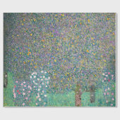 Papier Cadeau Gustav Klimt - Rosiers sous les arbres (Plat)