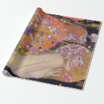 Papier Cadeau Gustav Klimt - Serpents d'eau II<br><div class="desc">Serpents d'eau II / Wasserschlangen II - Gustav Klimt,  Huile sur toile,  1904-1907</div>