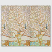 Papier Cadeau Gustav Klimt The Tree of Life Art Nouveau (Plat)