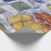 Papier Cadeau Gustave Caillebotte - Fruits présentés sur un socl (Coin)