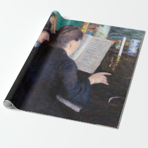 Papier Cadeau Gustave Caillebotte - Leçon de piano
