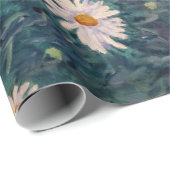 Papier Cadeau Gustave Caillebotte - Lit de marguerites, détails (Coin rond)