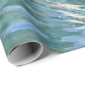 Papier Cadeau Gustave Caillebotte - Skiffs on the Yerres (Coin rond)