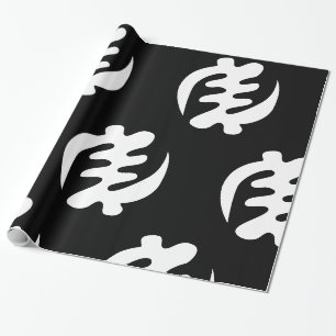 Papier Cadeau Gye Nyame Dieu est Symbole Adinkra Suprême