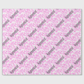 Papier Cadeau Gymnaste (Plat)