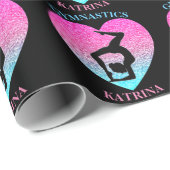 Papier Cadeau Gymnastique (Coin rond)