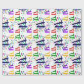 PAPIER CADEAU GYMNASTIQUE (Plat)