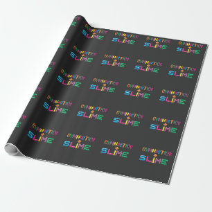 Papier Cadeau Gymnastique et athlète de tambour amoureux des en