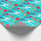 Papier Cadeau Gymnastique fête d'anniversaire (Coin)