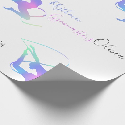 Papier Cadeau Gymnastique rythmique avec ruban (Coin)