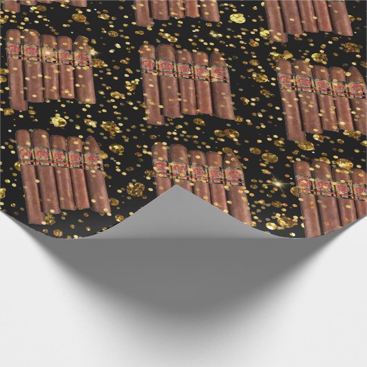 Papier Cadeau Habana Cigar Vip Luxe Cubain Or (Coin)