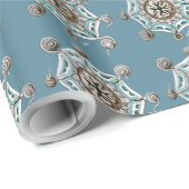 Papier Cadeau Haeckel personnalisable (Coin rond)