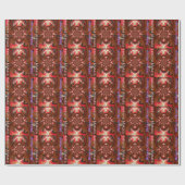 Papier Cadeau Hakuna Matata Halloween Masque Kaleidoscope Abstra (Plat)