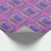 Papier Cadeau Hakuna Matata Joyeux Noël Amour Design. (Coin)