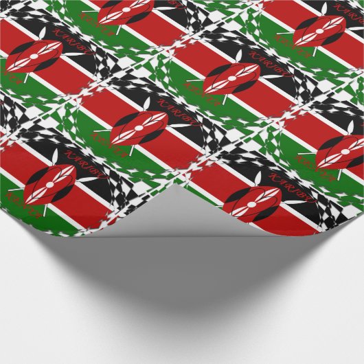 Papier Cadeau Hakuna matata Karibu Kenya (Coin)