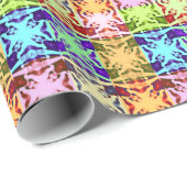 Papier Cadeau Hakuna Matata lions cadeau (Coin rond)