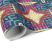 Papier Cadeau Hakuna Matata Texte Hope Art Abstrait Design d'imp (Coin rond)