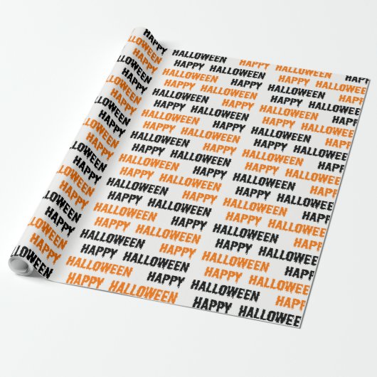 Papier Cadeau Halloween (Déroulé)