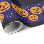 Papier cadeau Halloween (Coin rond)