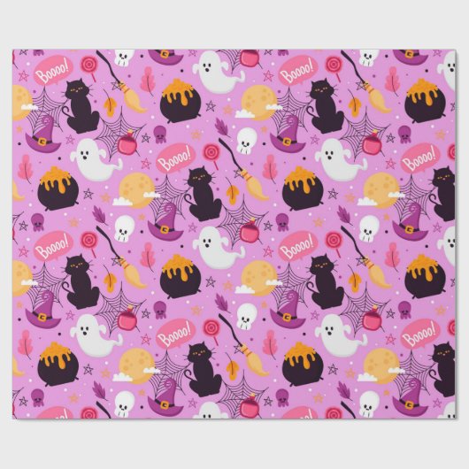 Papier Cadeau Halloween (Plat)