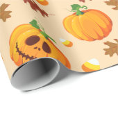 Papier Cadeau Halloween (Coin rond)