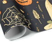 Papier Cadeau Halloween (Coin rond)