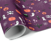 Papier Cadeau Halloween (Coin rond)