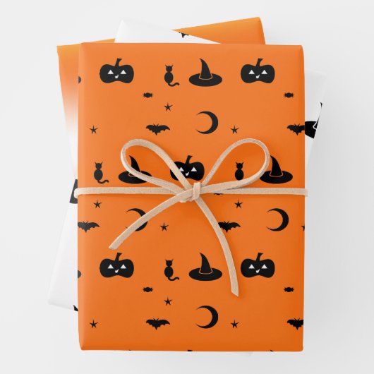 Papier cadeau Halloween (En situation)
