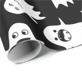 Papier Cadeau Halloween (Coin rond)