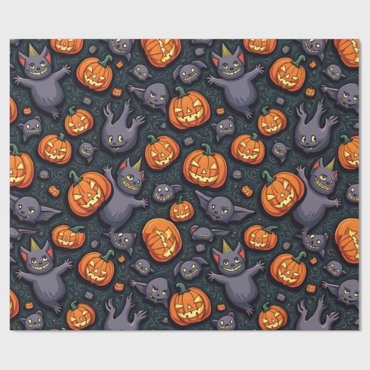 Papier Cadeau Halloween (Plat)