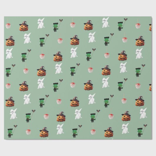 Papier Cadeau Halloween (Plat)