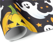 PAPIER CADEAU HALLOWEEN (Coin rond)
