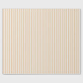 Papier Cadeau Halloween à rayures jaunes et blanches (Plat)