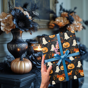 Papier Cadeau Halloween à thème pour les enfants personnalisée