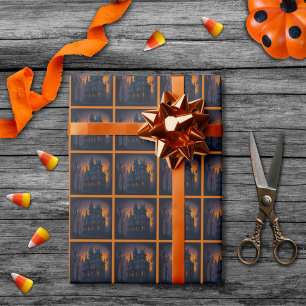 Papier Cadeau Halloween Adulte Hantée Mansion