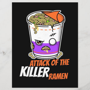Papier Cadeau Halloween Attaque Du Ramen