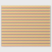 Papier Cadeau Halloween Automne Chevron Automne Couleurs (Plat)