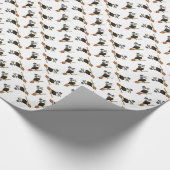 Papier Cadeau Halloween Bald Eagle (Coin)