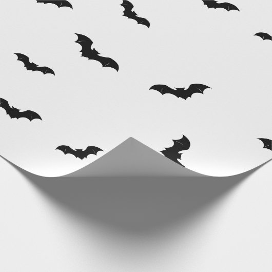 Papier Cadeau Halloween Bat Pattern Spooky (Coin)