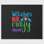 Papier Cadeau Halloween Be Crazy (Plat)
