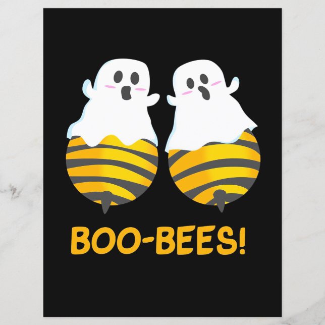Papier Cadeau Halloween | Boo Bees (Devant)