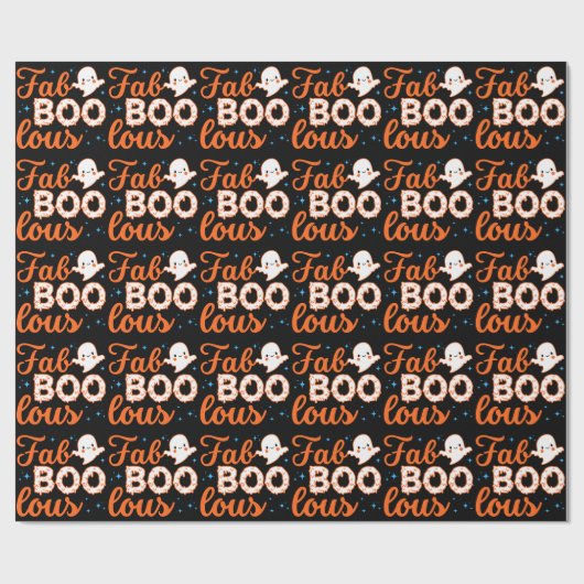 Papier Cadeau Halloween Boo Funny (Plat)