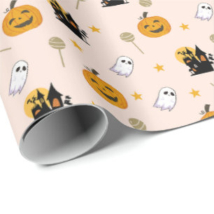 Papier Cadeau Halloween Candy Star