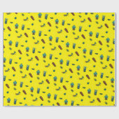 Papier Cadeau Halloween Caractère Motif Enveloppe cadeau 🦇 🕸️ (Plat)