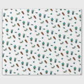 Papier Cadeau Halloween Caractère Motif Enveloppe cadeau 🦇 🕸️ (Plat)