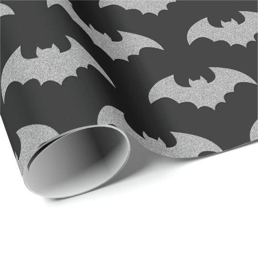 Papier Cadeau Halloween chauve-souris (Coin rond)